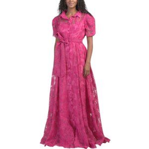 RENE BY RENE RUIZ Short Sleeve Fil Coupe Shirt Gown
